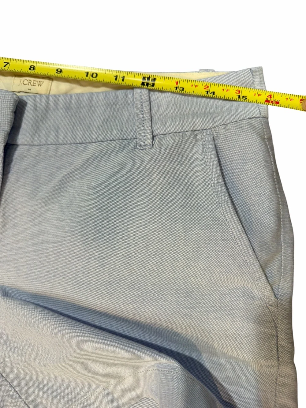 J.Crew Light Blue Cotton Chino Shorts Women’s Size 4 Classic Preppy 4.5” Inseam